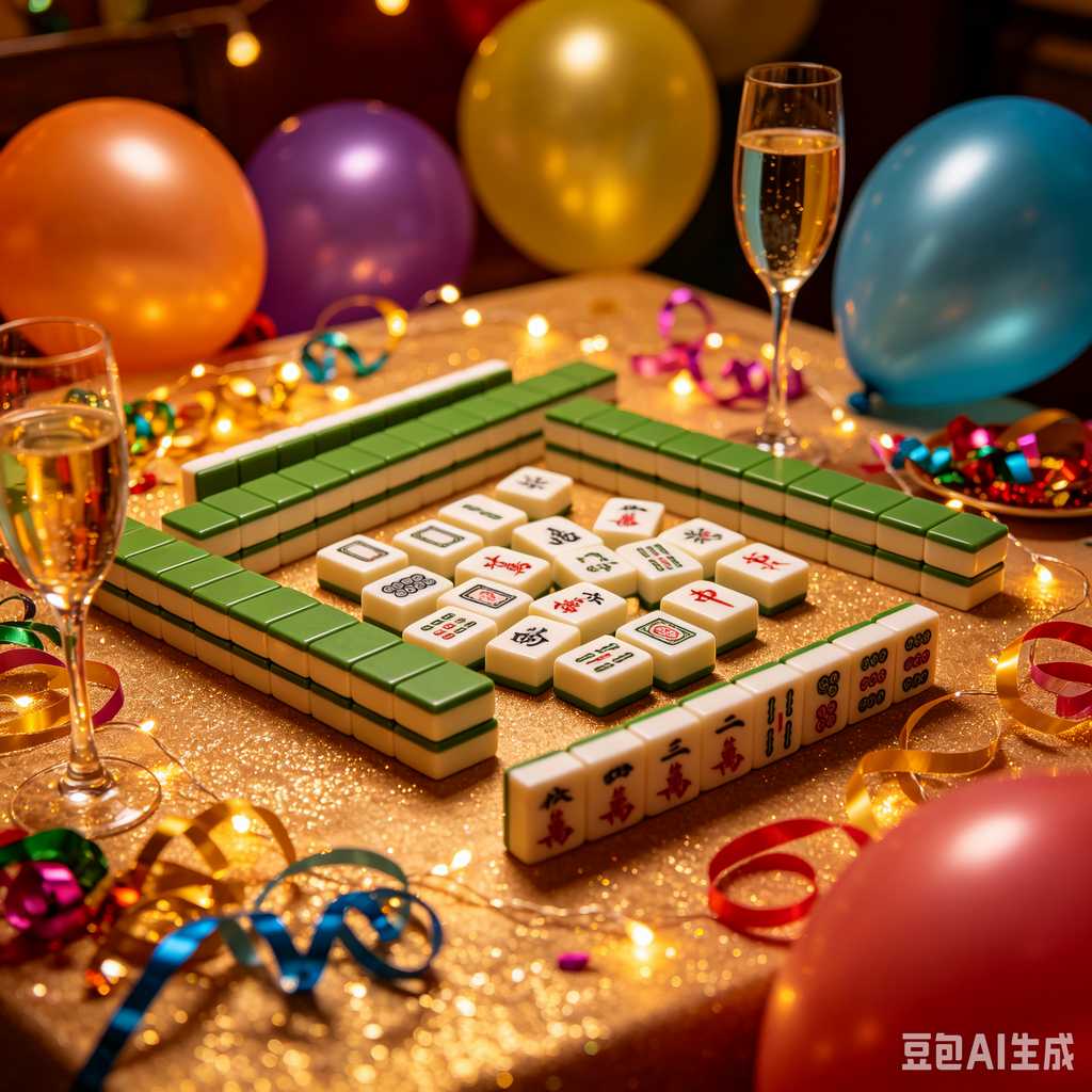 unique color mahjong tiles design